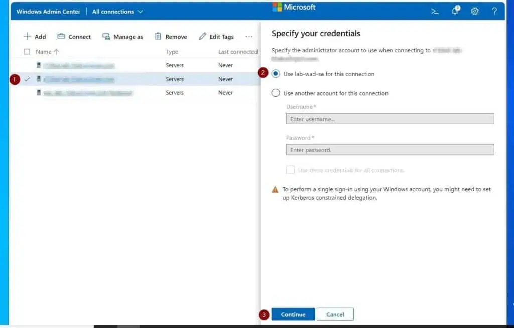 Task 4: Connect the Hyper-V Servers 2