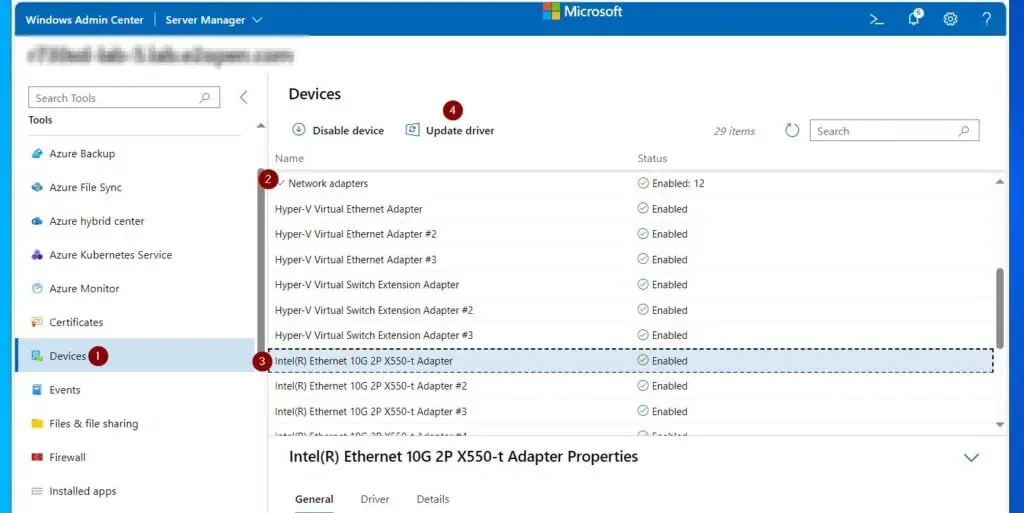 Update Drivers in WAC Managed Hosts