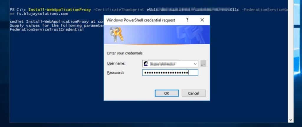 Re-establish the proxy trust of the WAP server with the AD FS server. This command will prompt you to enter an AD account with permissions to the AD FS service