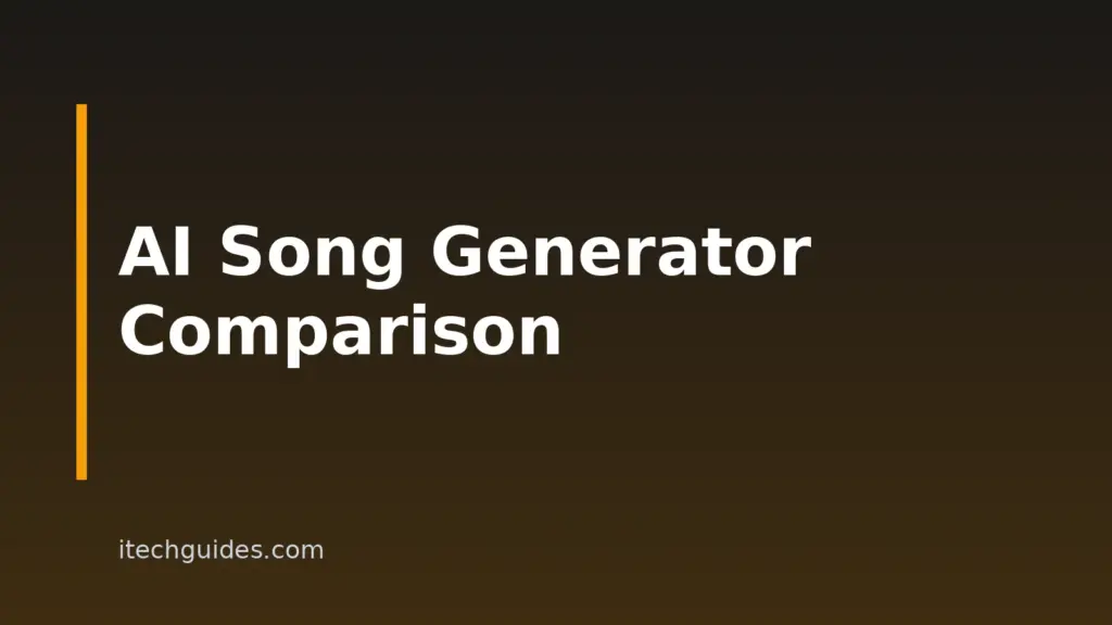 AI Song Generator Benchmarks And Comparisons: 5 Tools To Compare In 2026