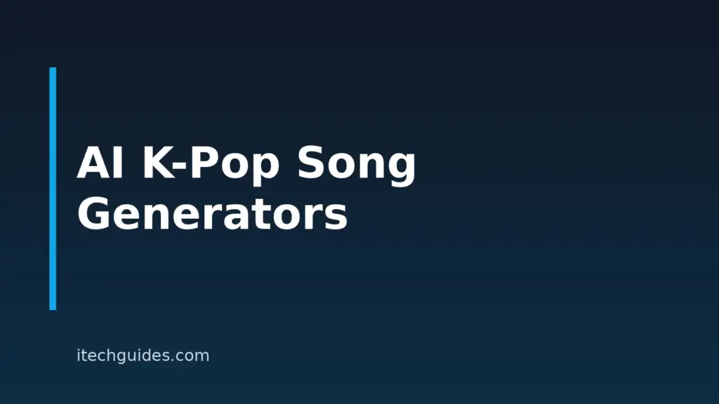 Best AI K-Pop Song Generators With Lyrics In 2026