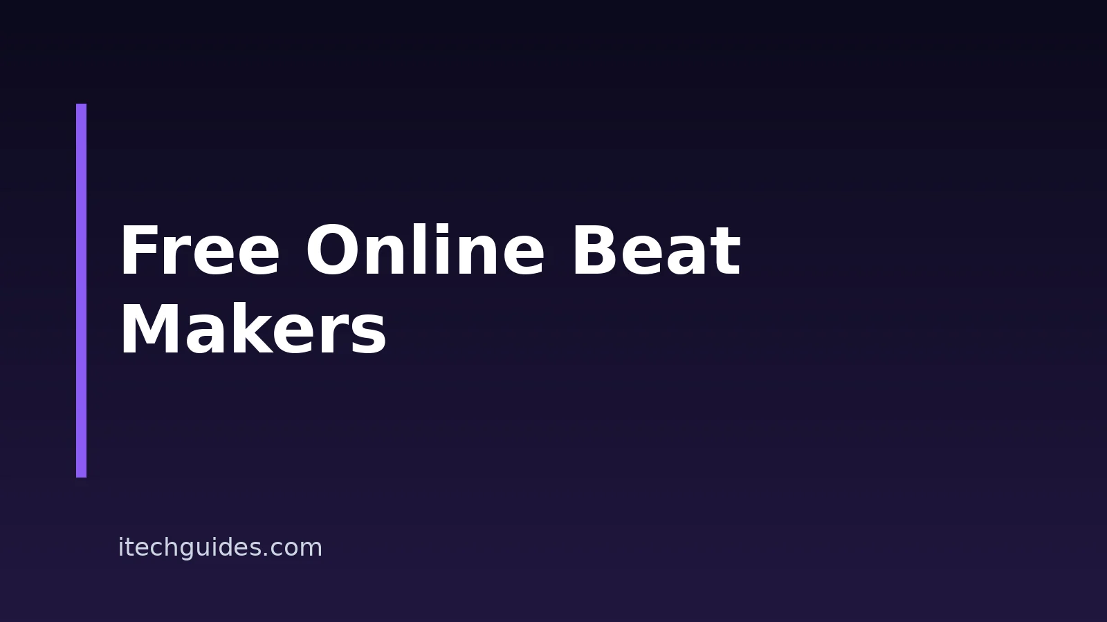 Best Free Online Beat Maker Tools For 2026