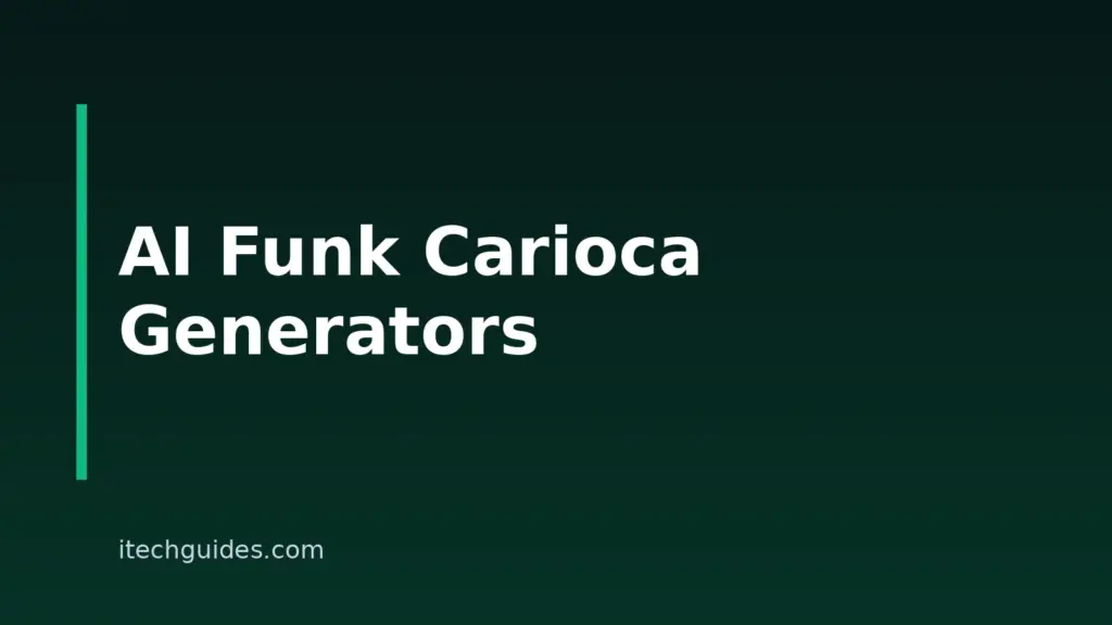 8 Best AI Funk Carioca Music Generators In 2026