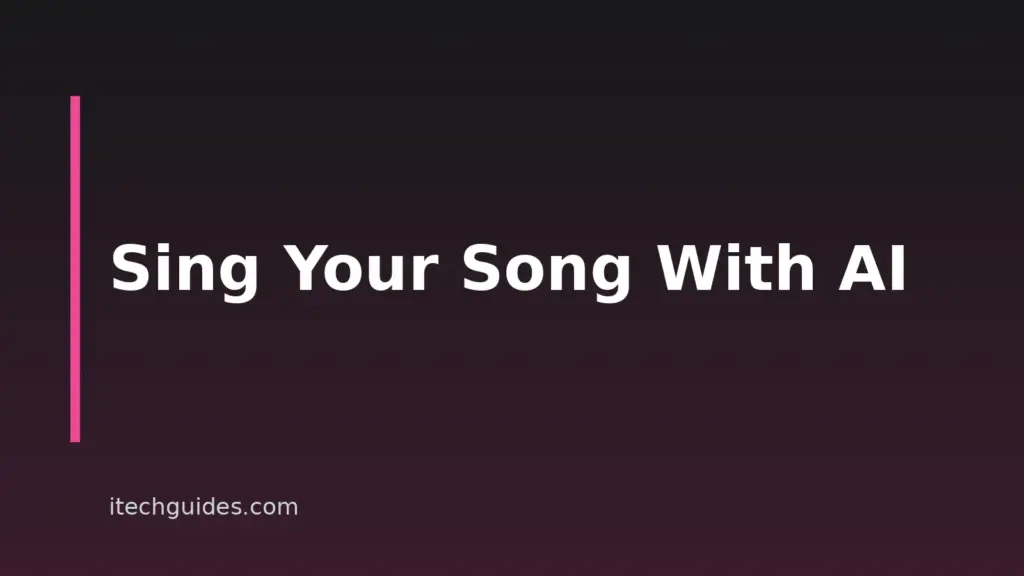 How to Make a Song With Your Own Voice Using AI