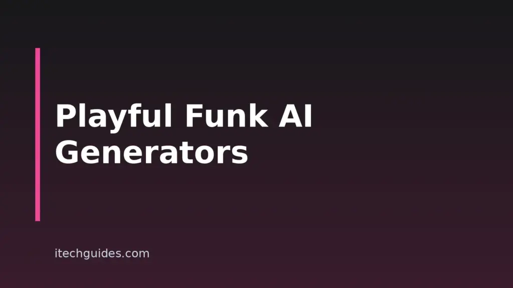 9 Best AI Playful Funk Music Generators in 2026