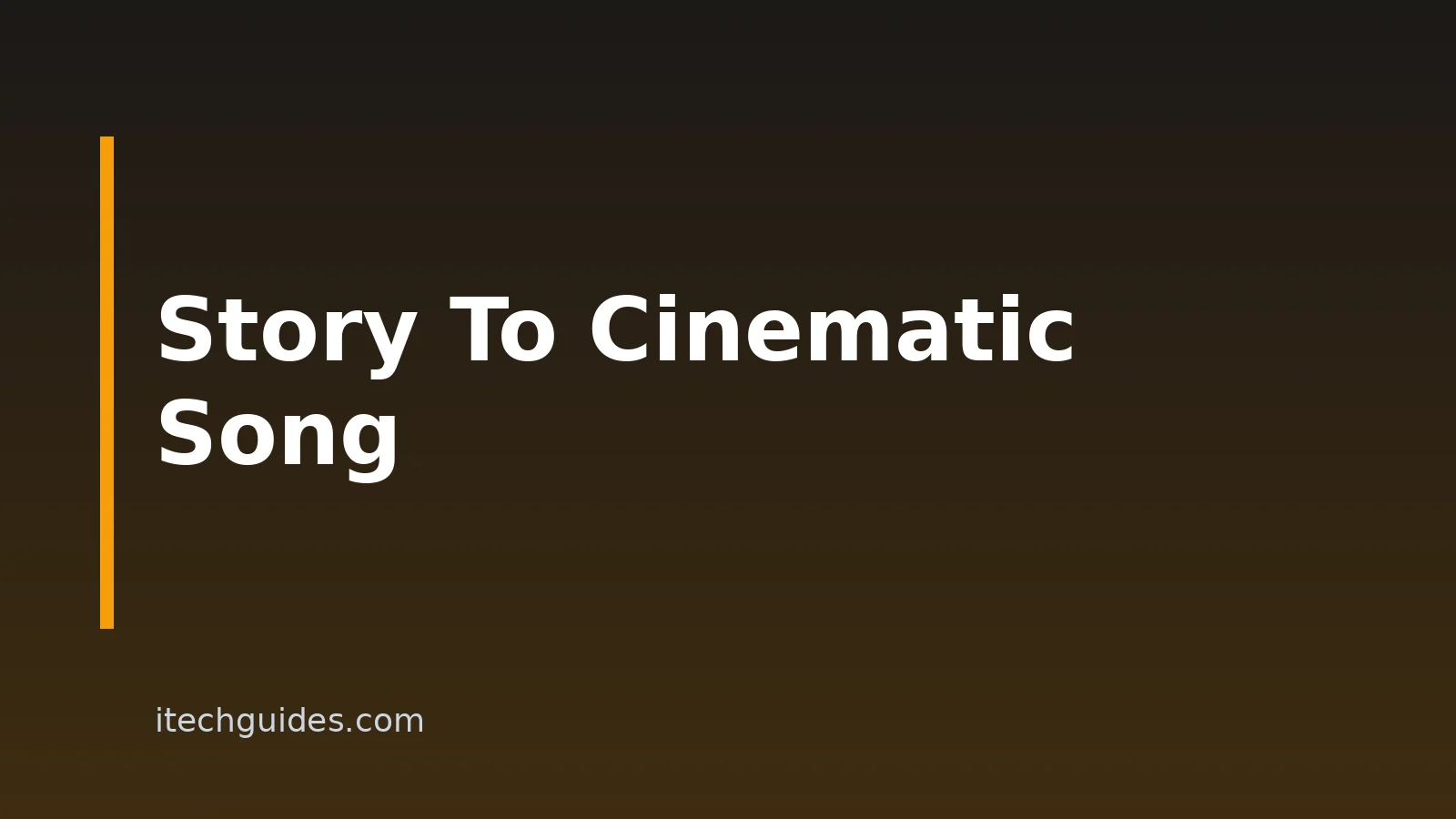 How to Turn a Story Into a Cinematic Song With AI