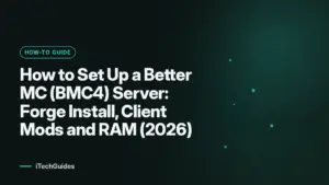 How to Set Up a Better MC (BMC4) Server: Forge Install, Client Mods and RAM (2026)