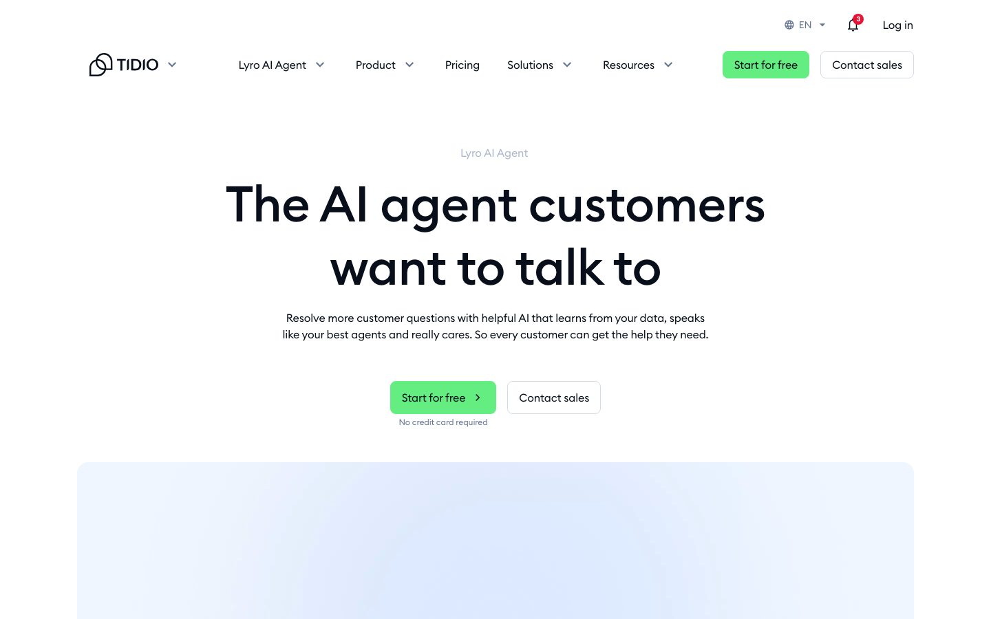 Tidio Lyro AI Agent